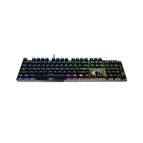 MSI | GK50 Elite | Gaming keyboard | RGB LED light | US | Wired | Black/Silver - 2